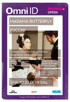 Dž. Pučinio opera "Madam Baterflai"