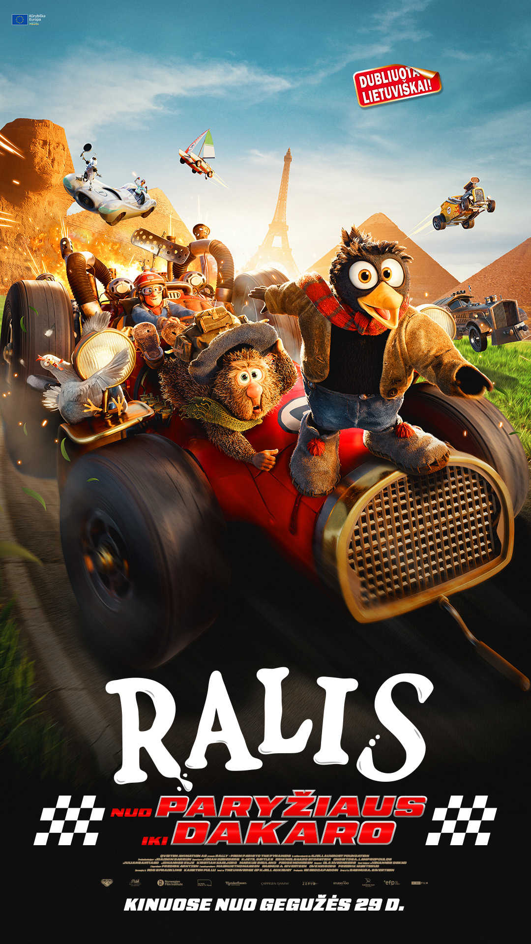 RALIS: NUO PARYŽIAUS IKI DAKARO (Rally from Paris to the Pyramids)