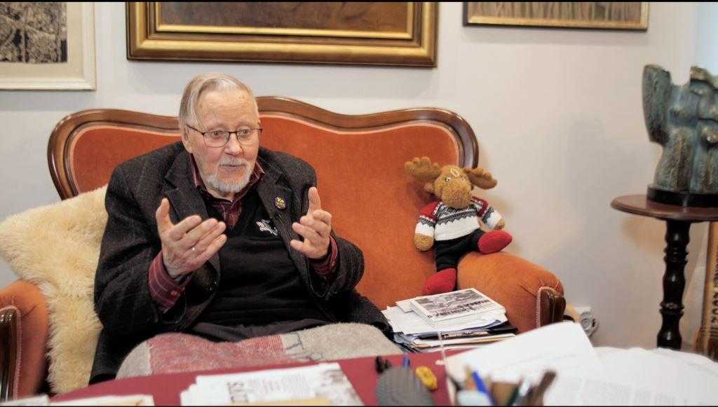 Pokalbininkė ir profesorius