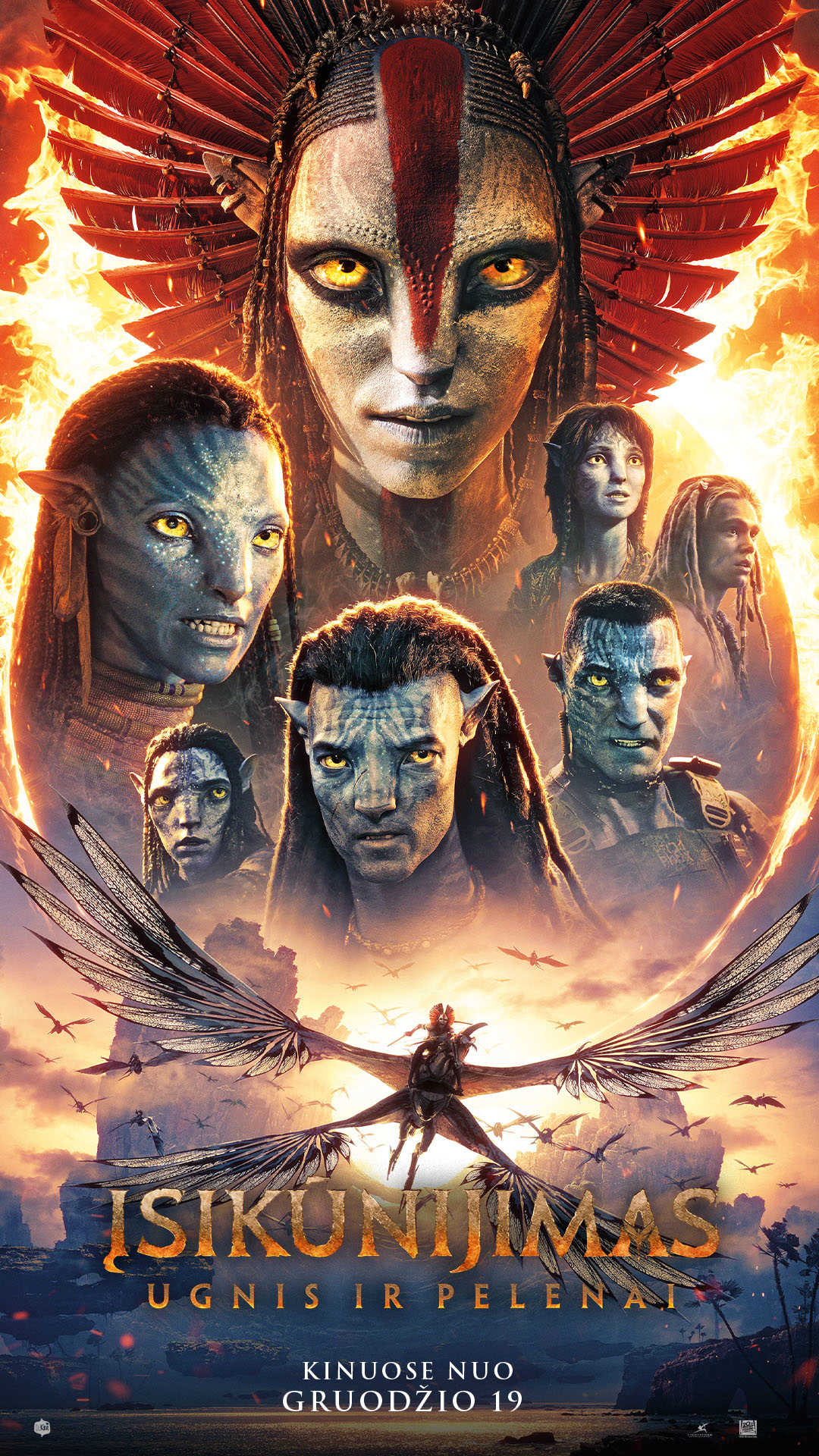 Įsikūnijimas. Ugnis ir pelenai (Avatar: Fire and Ash)