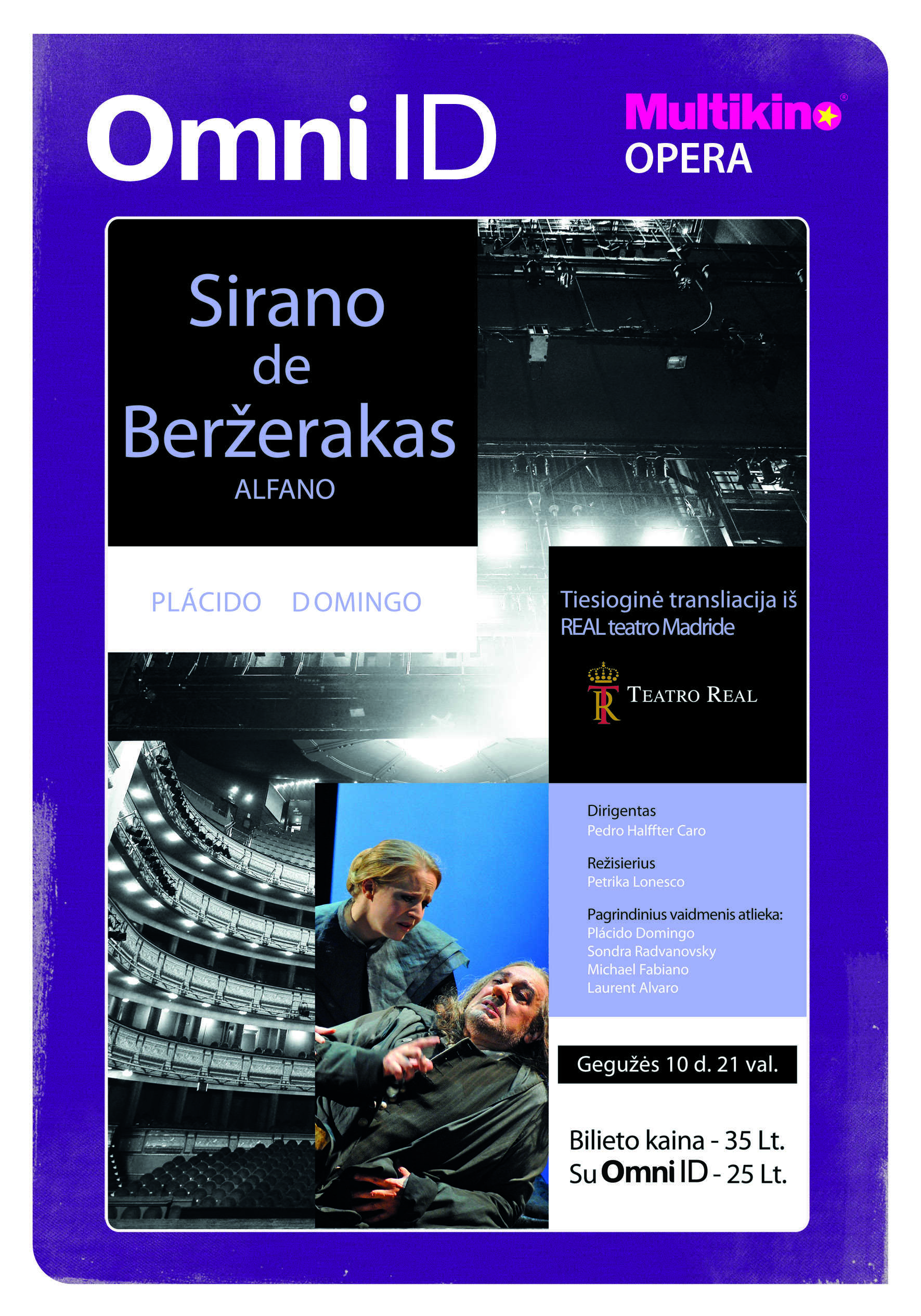 F. Alfano opera "Sirano de Beržerakas"