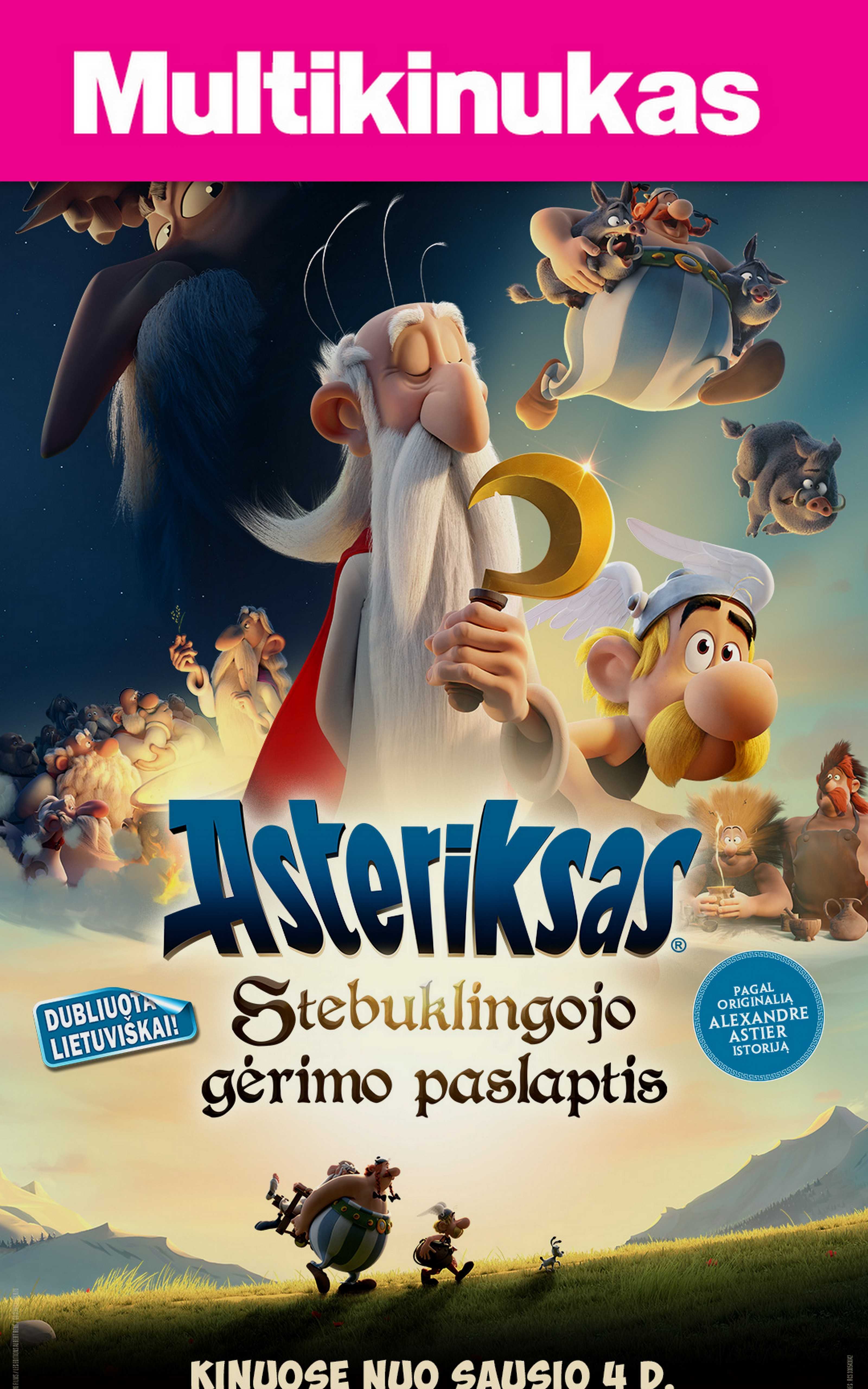 MultiKinukas: ASTERIKSAS: Stebuklingojo gėrimo paslaptis (Asterix: The Secret of the Magic Potion)