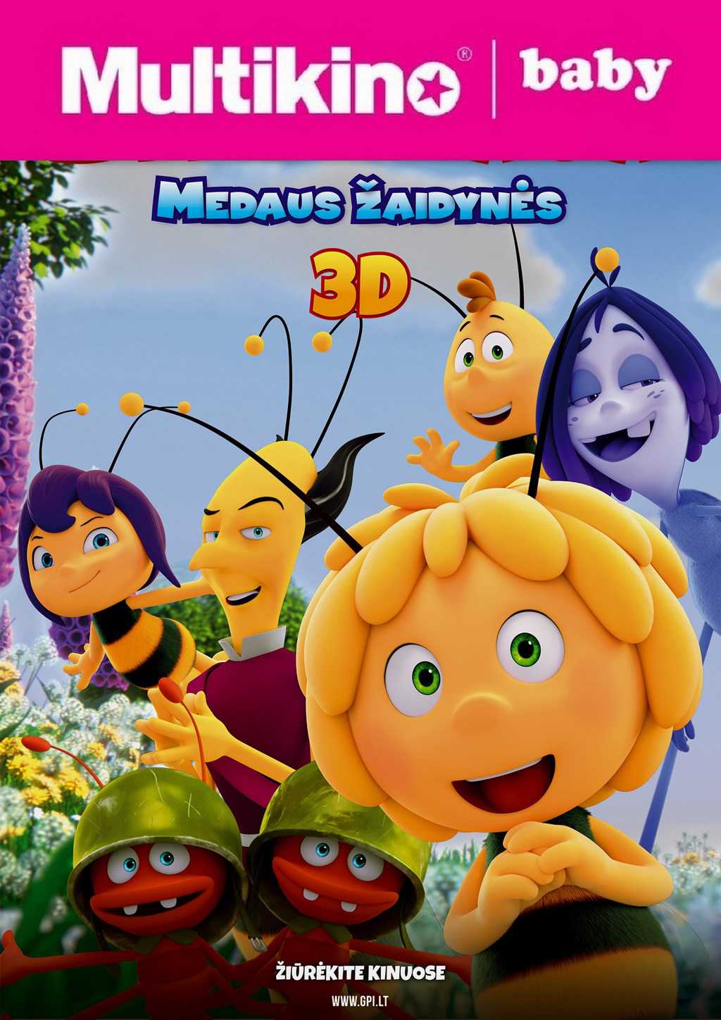 MultiBabyKino: Bitė Maja: Medaus žaidynės (Maya the Bee: The Honey Games)