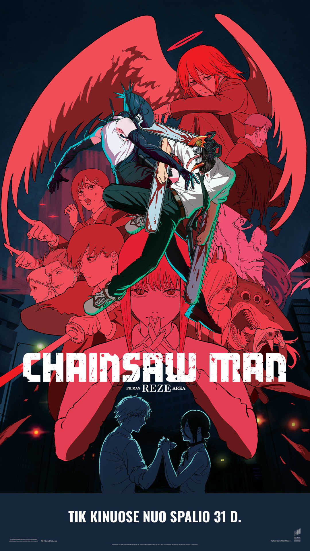 3D Chainsaw Man filmas: Reze arka (Japonų k. su Anglų k. subtitrais, Chainsaw Man - The Movie: Reze Arc)