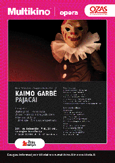 Operos "Kaimo garbė / Pajacai" transliacija