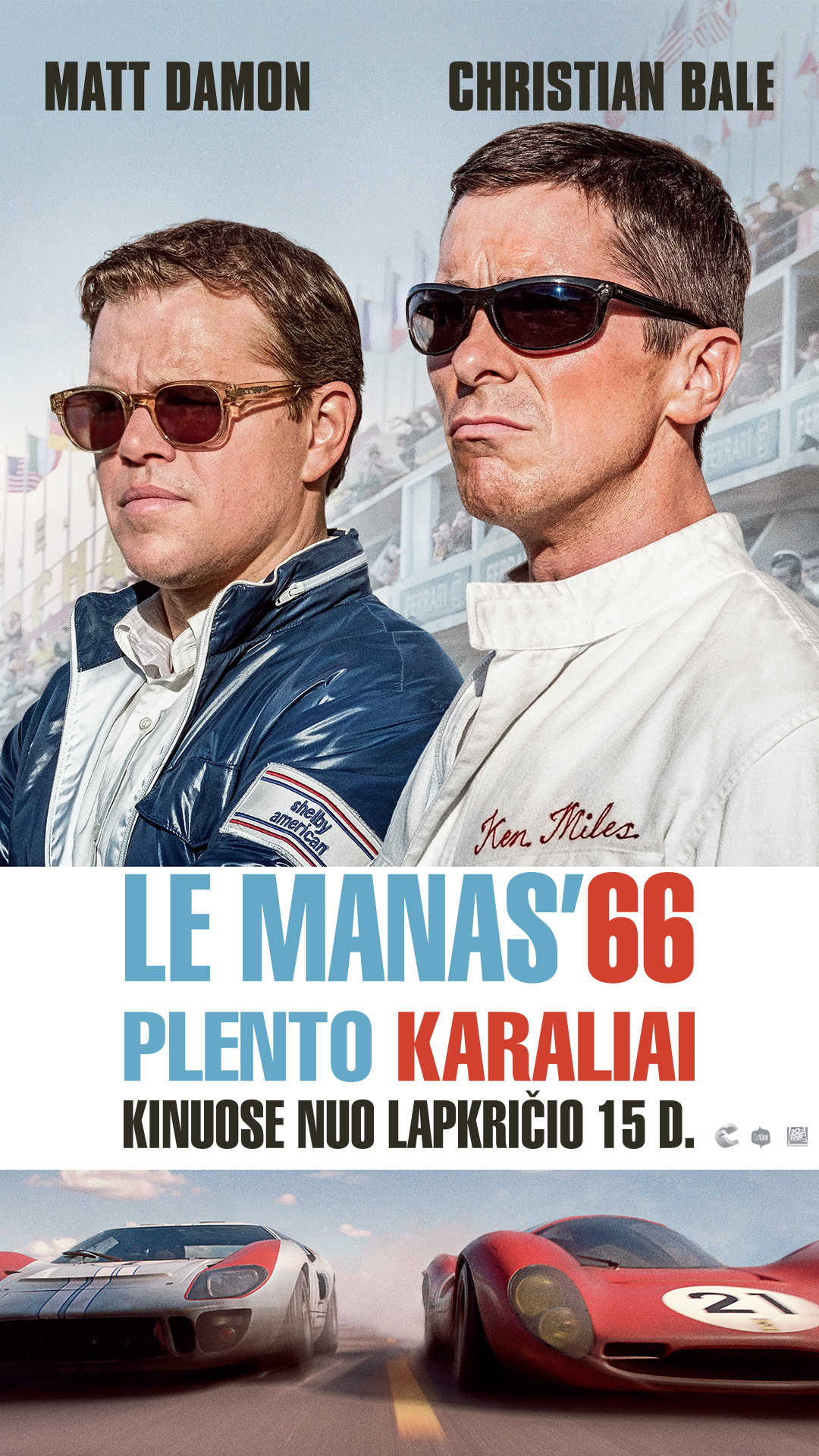 LE MANAS'66. PLENTO KARALIAI (Ford vs. Ferrari)