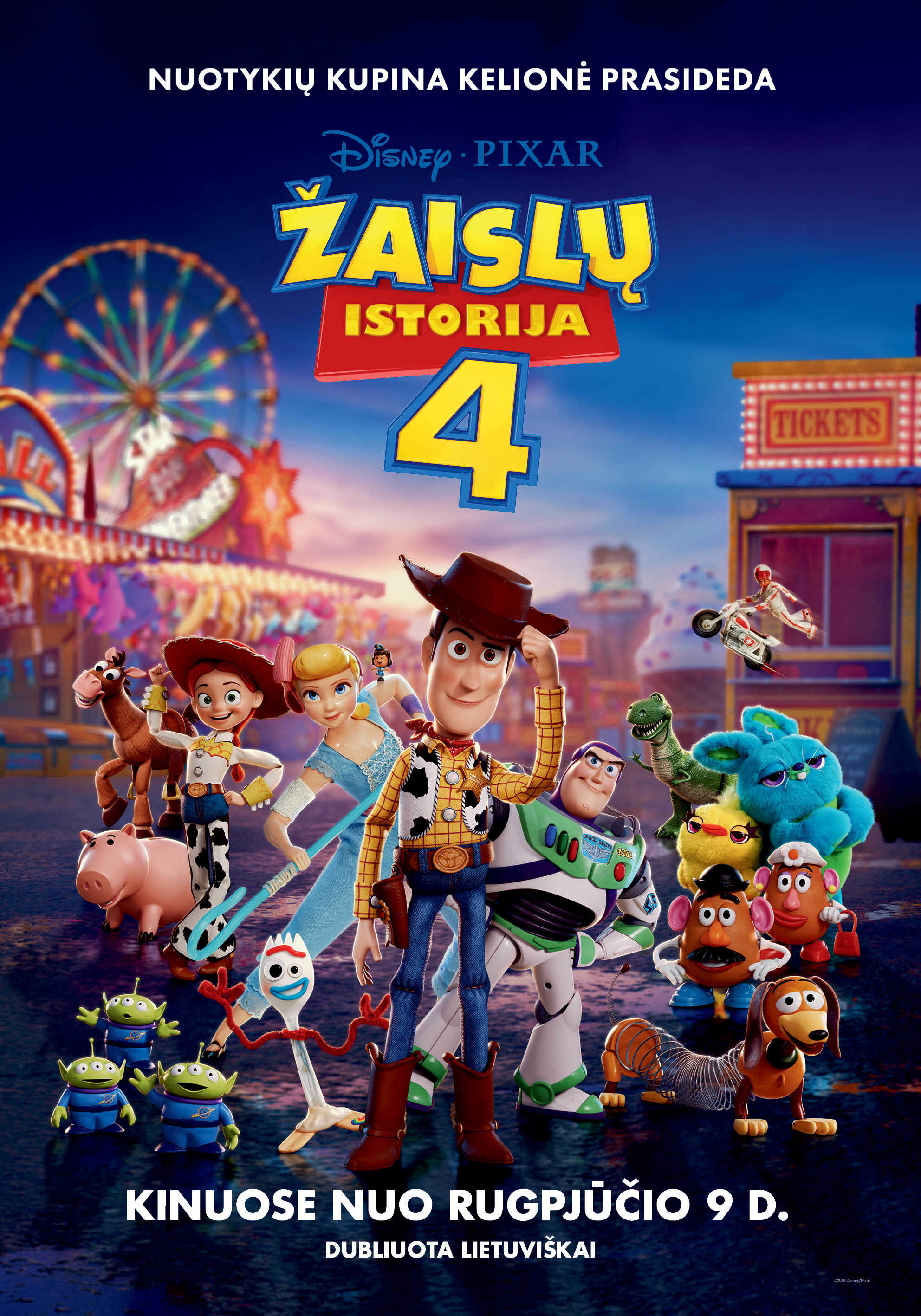 ŽAISLŲ ISTORIJA 4 (Toy Story 4)
