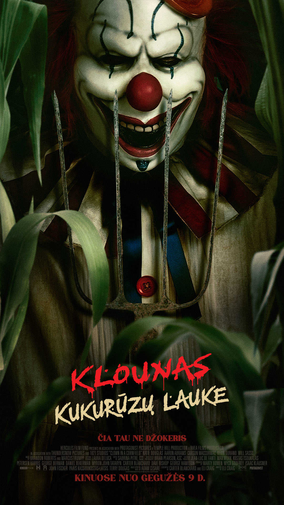 Klounas kukurūzų lauke (Clown in a Cornfield)