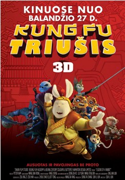 Kung Fu triušis 3D