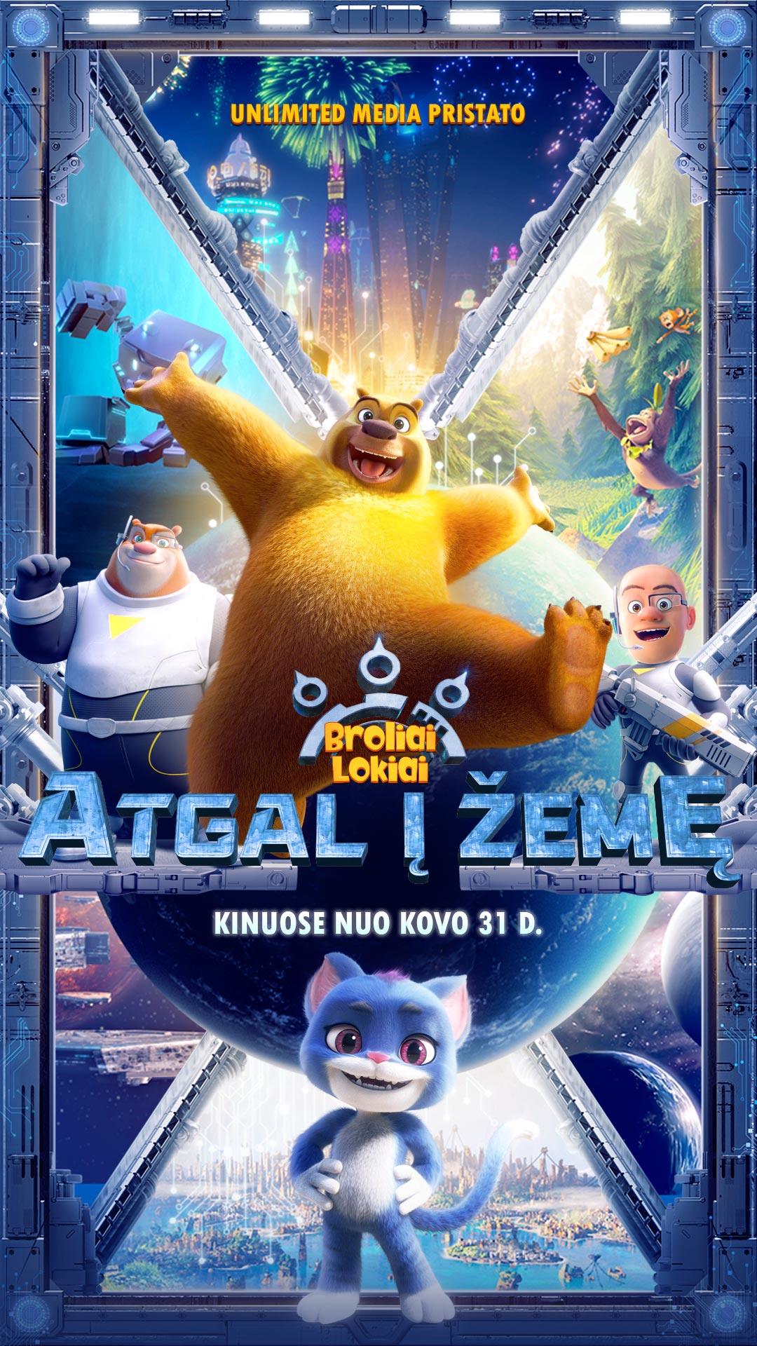 Broliai lokiai: atgal į žemę (Boonie Bears: Back to Earth)