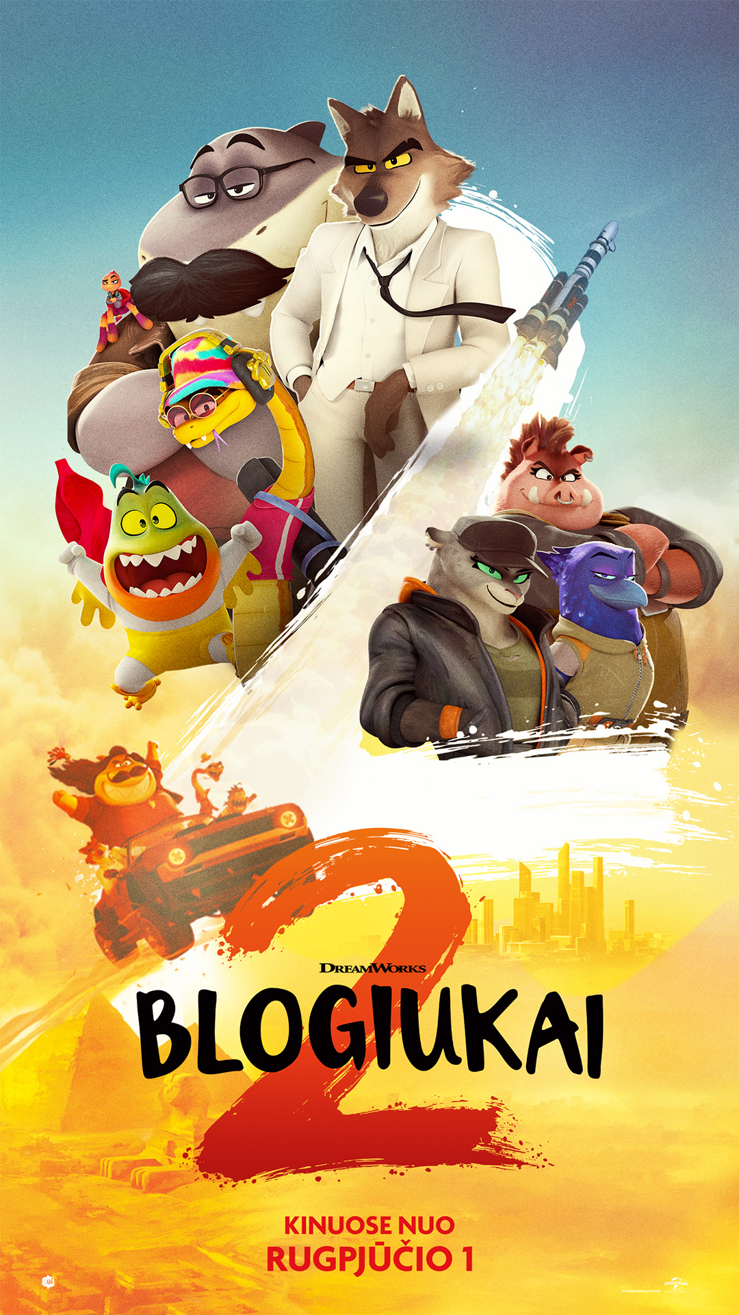 Blogiukai 2 (The Bad Guys 2, dubliuota lietuviškai)