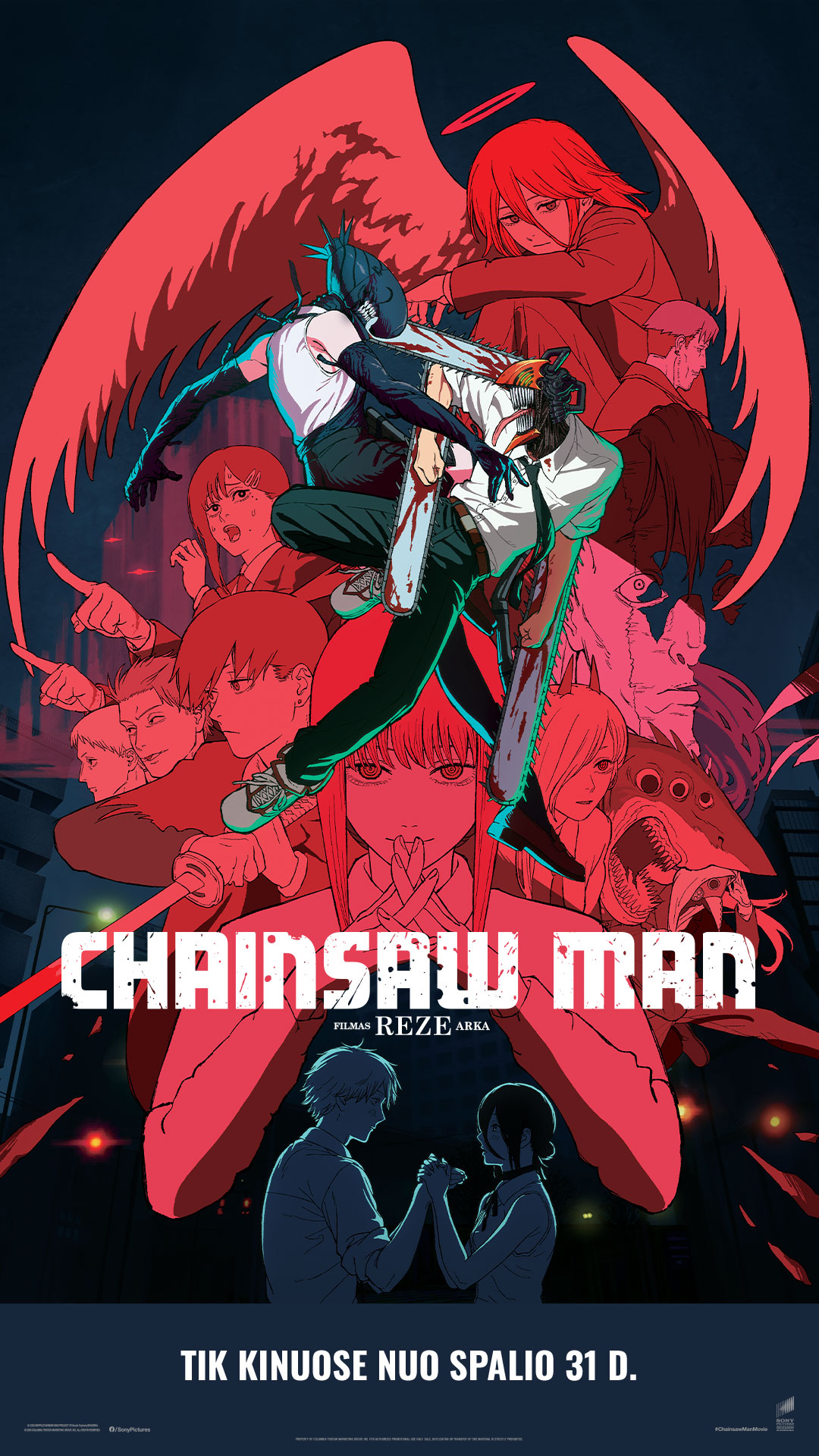 3D Chainsaw Man filmas: Reze arka (Japonų k. su Anglų k. subtitrais, Chainsaw Man - The Movie: Reze Arc)