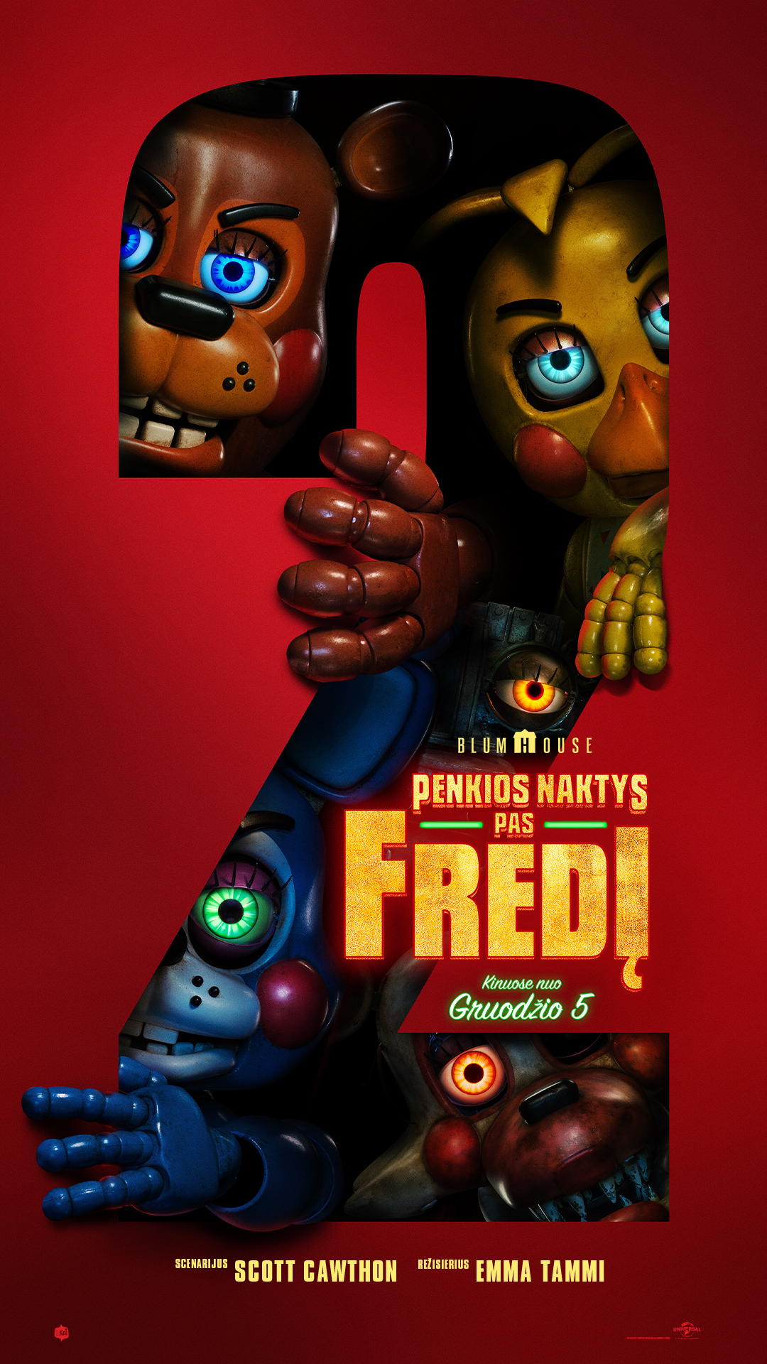 Penkios naktys pas Fredį 2 (Five Nights at Freddy's 2)