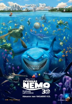 Žuviukas Nemo. 3D