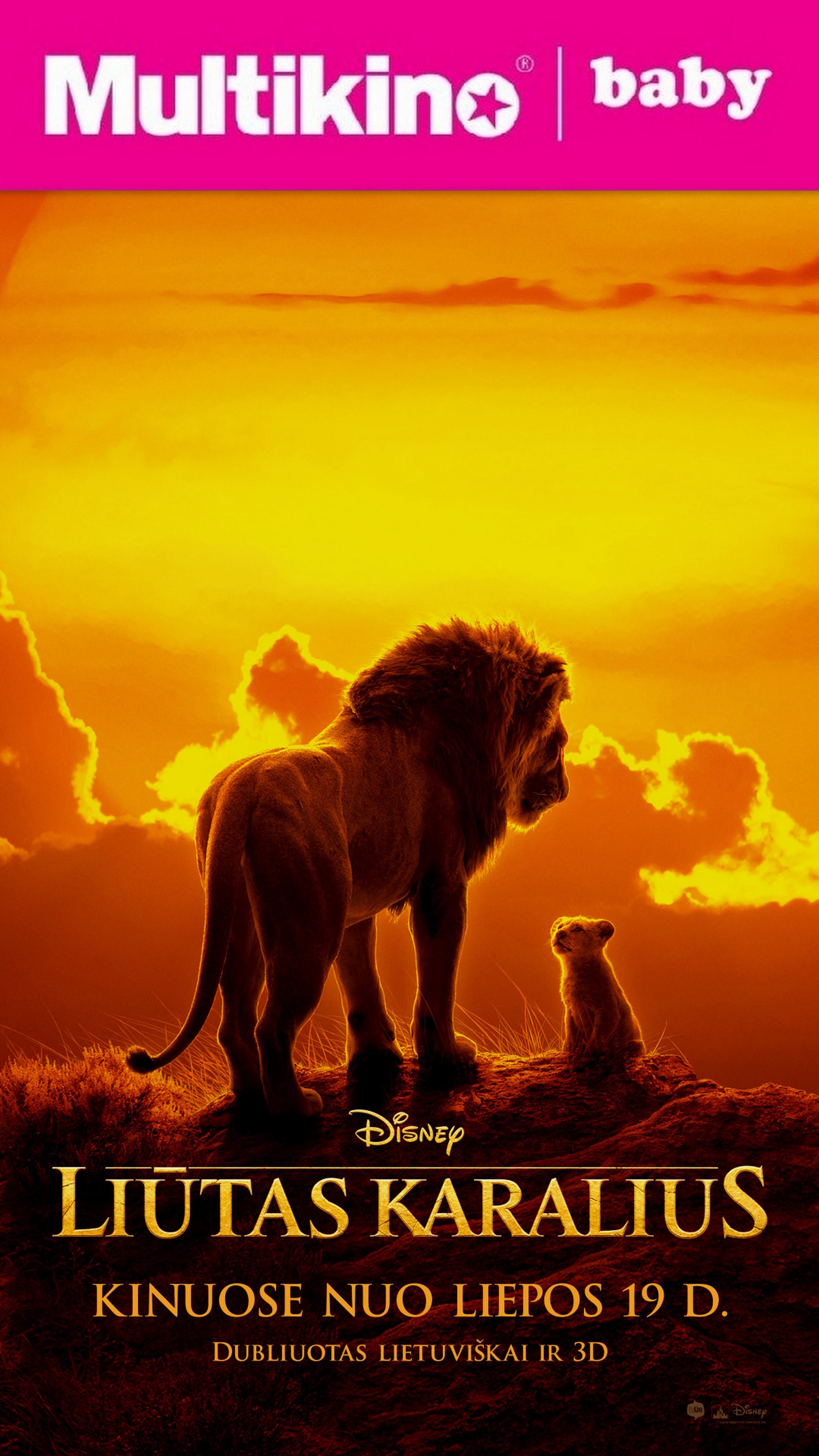 MultiBabyKino: LIŪTAS KARALIUS (Lion King)