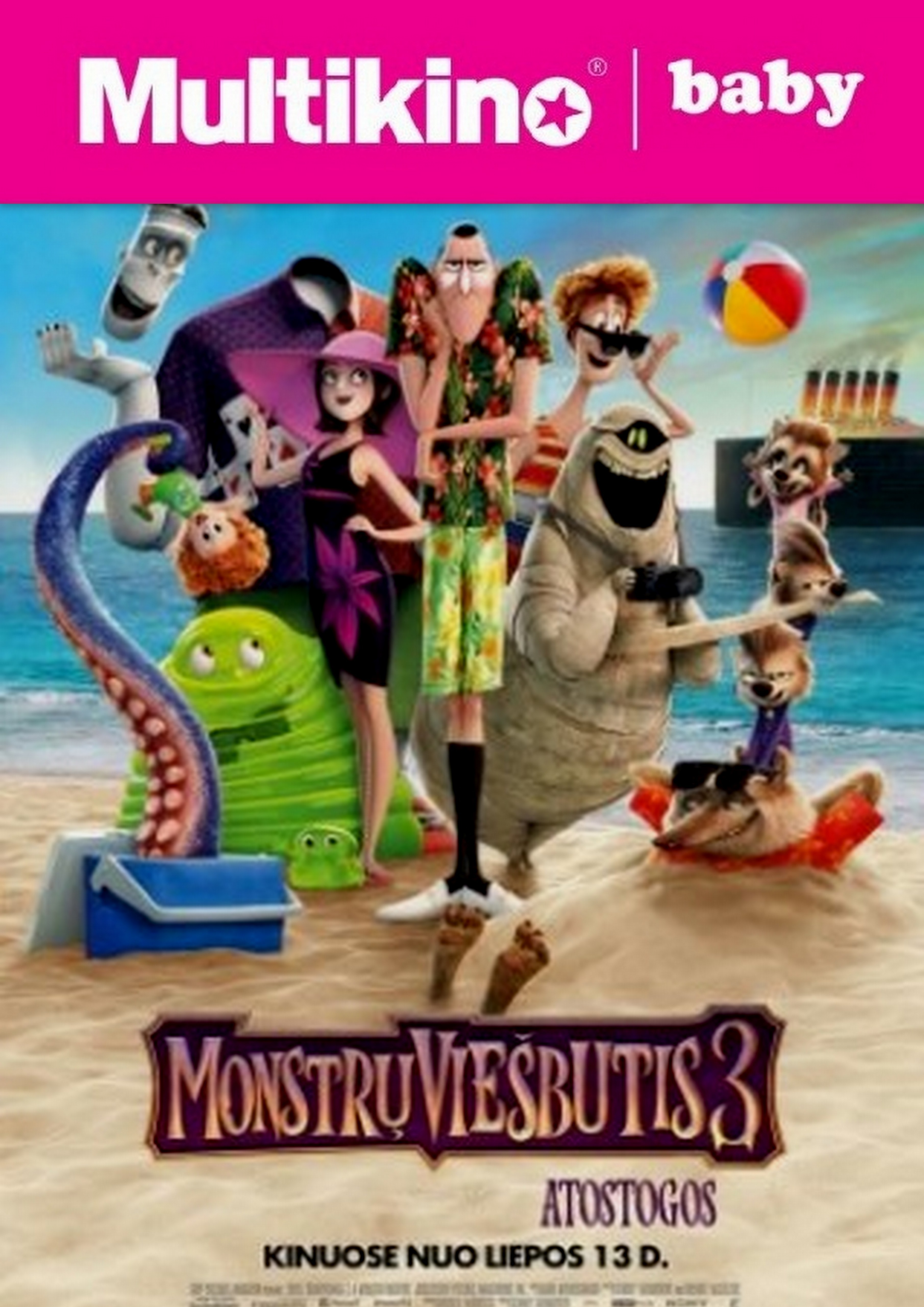 MultiBabyKino: Monstrų viešbutis 3: Atostogos  (Hotel Transylvania 3)