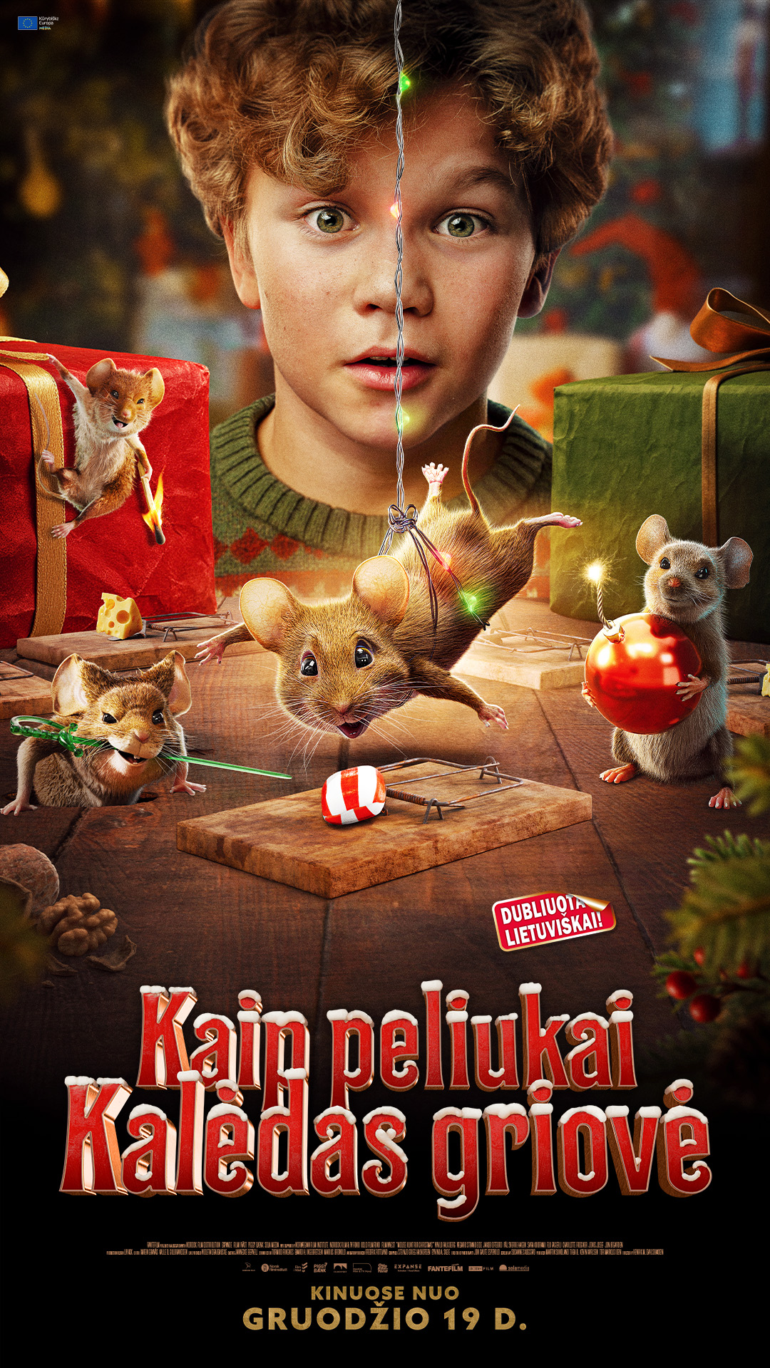 KAIP PELIUKAI KALĖDAS VOGĖ (A Mouse Hunt for Christmas)