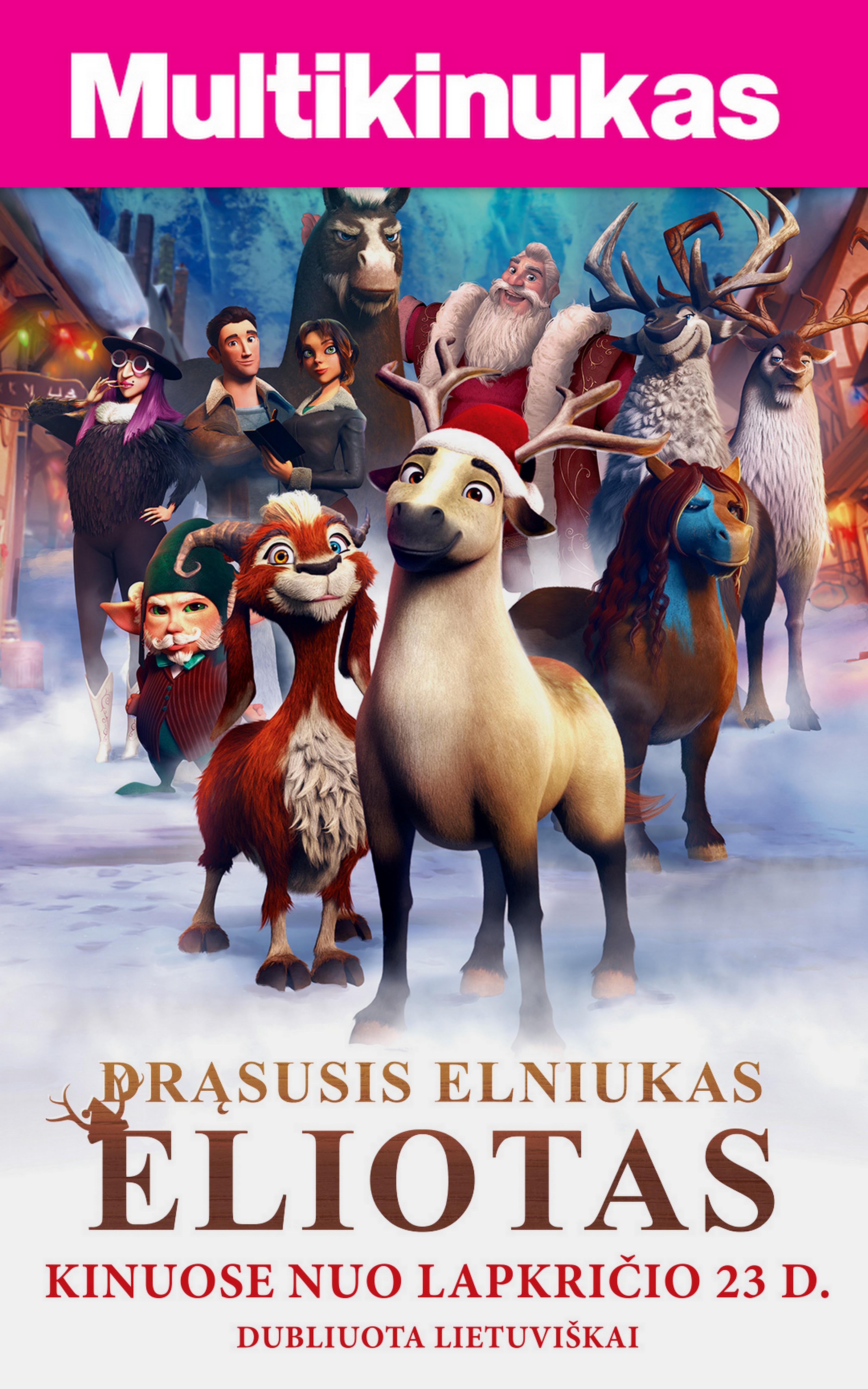 Multikinukas: Drąsusis Elniukas Eliotas (Elliot The Littlest Reindeer )