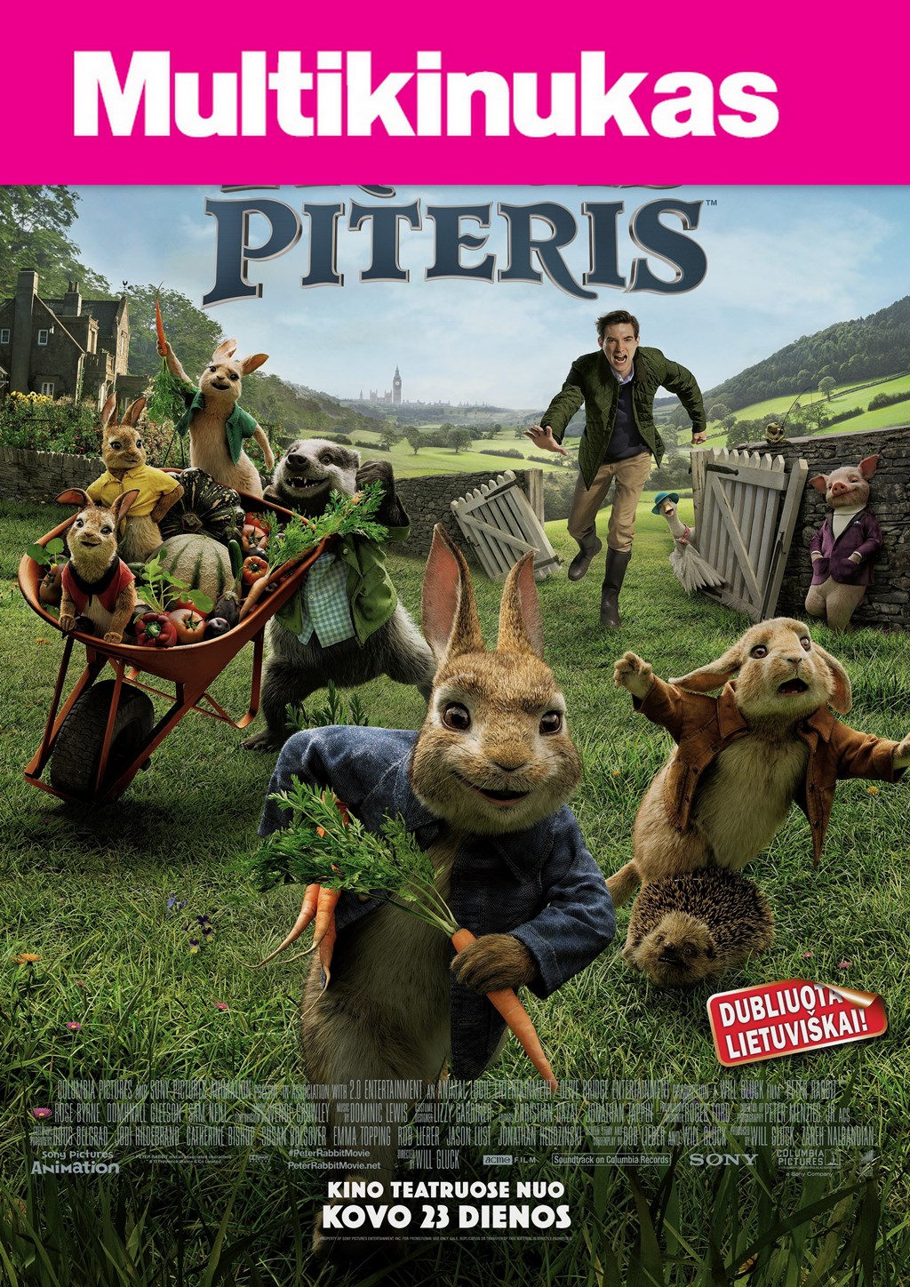 Multikinukas: Triušis piteris (Peter Rabbit)