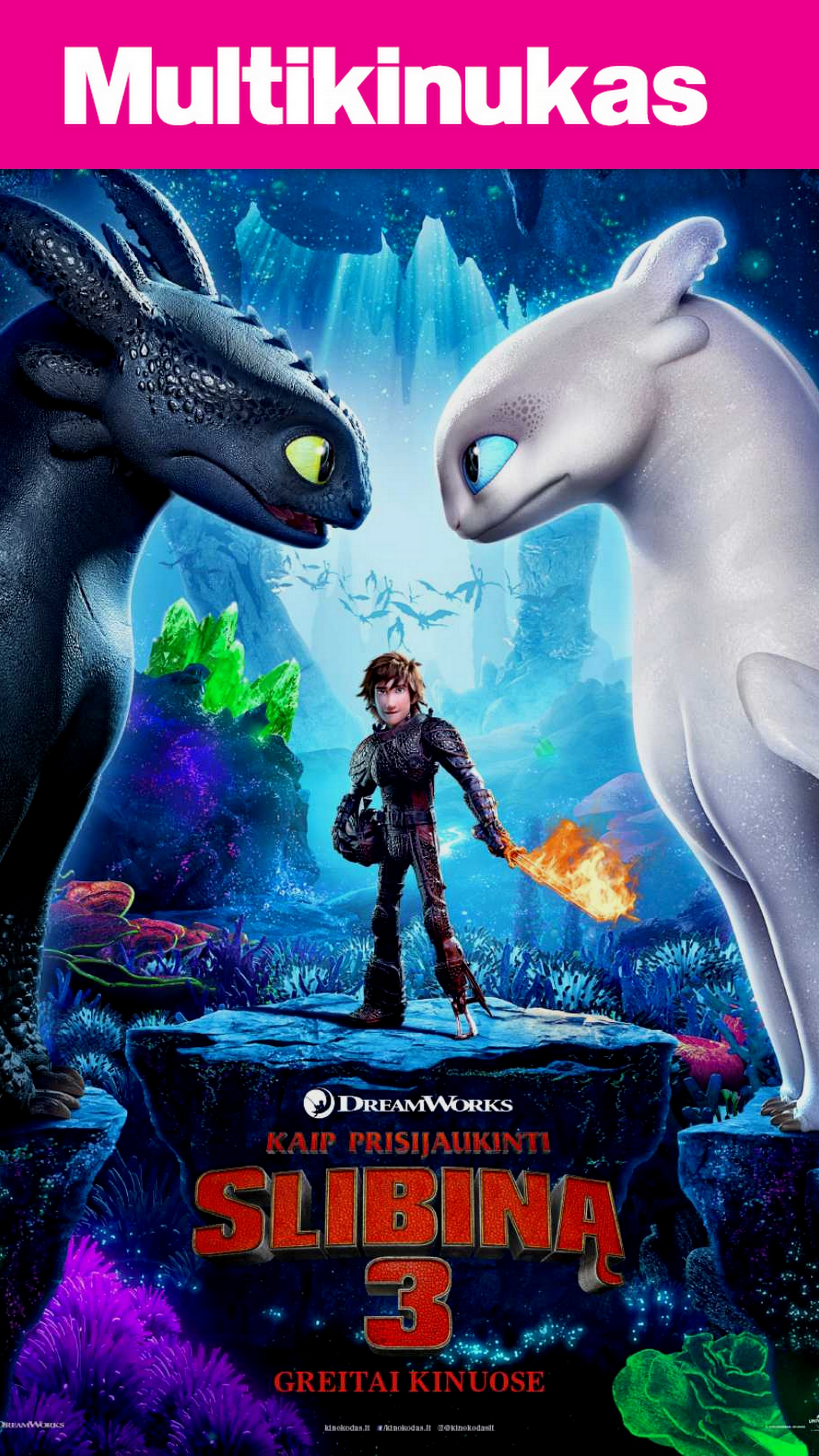 Multikinukas: Kaip prisijaukinti slibiną 3 (How to Train Your Dragon: The Hidden World)