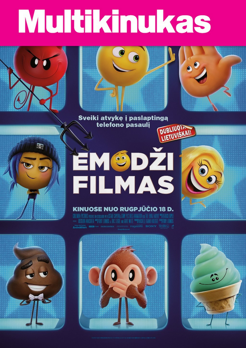 Multikinukas: Emodži filmas (The Emoji Movie)