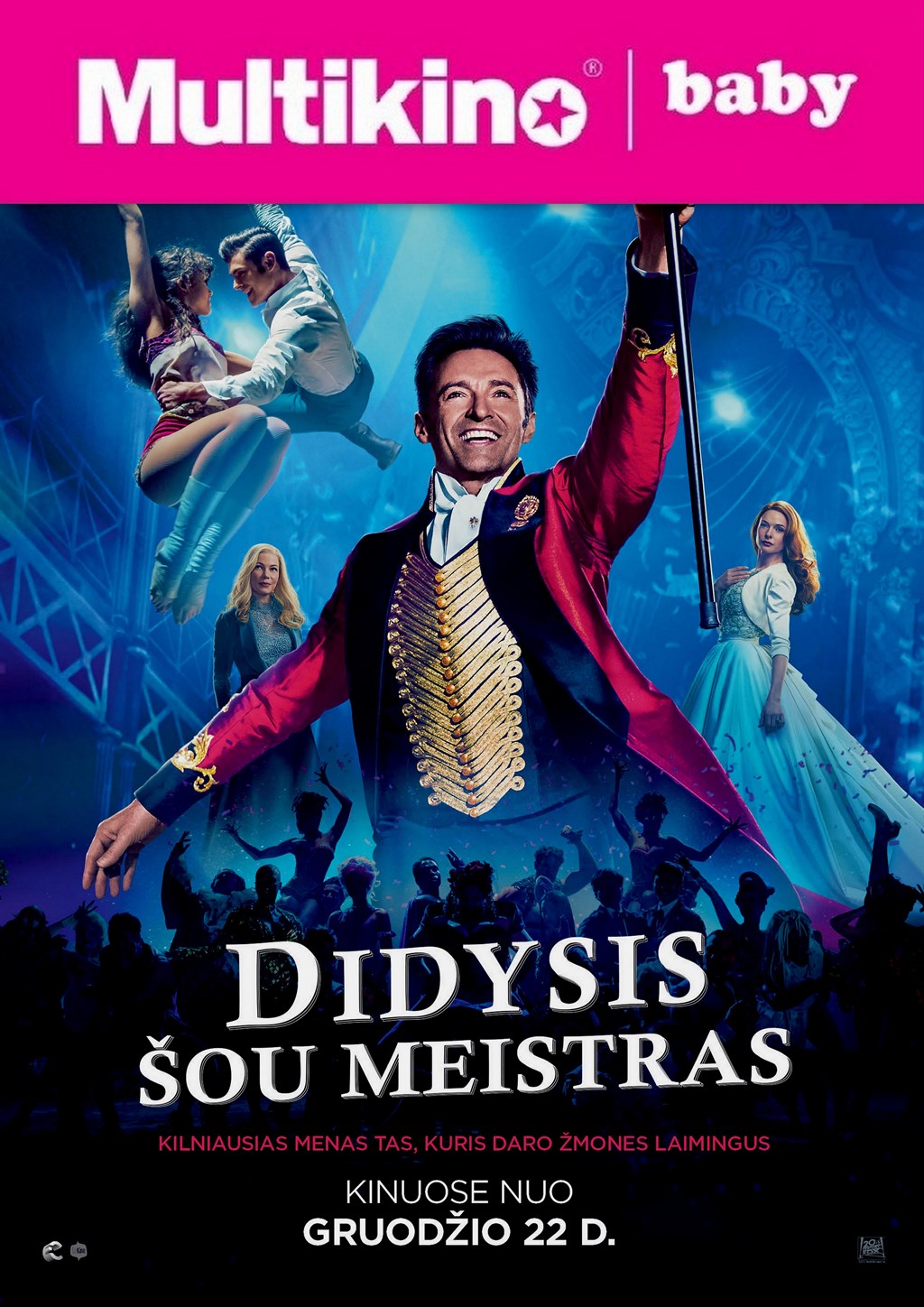 MultiBabyKino: Didysis šou meistras (The Greatest Showman)